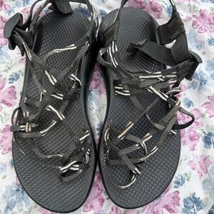 Chaco Black Strappy Sandals